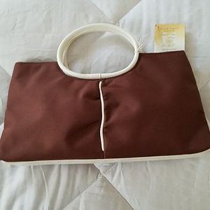 Victoria Secret Cosmetic Bag Brown/White